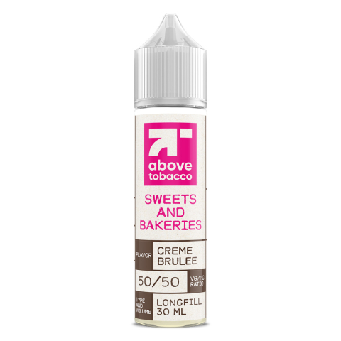 Lichide Above Tobacco Longfill 30ml - Above Tobacco Longfill Aromă - Creme Brulee, 30ml