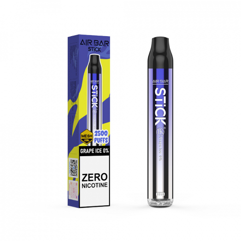 TIGARA UNICA FOLOSINTA - Kit Tigara Electronica Air Bar Stick 2500, 0% Nicotina - Grape Ice