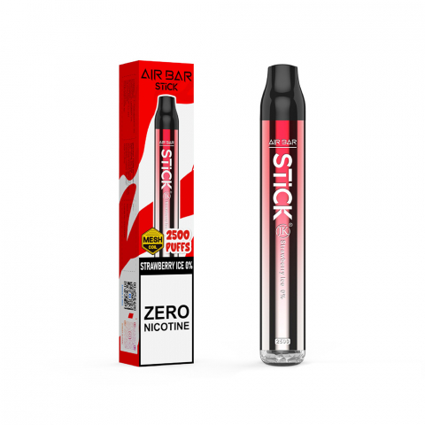 TIGARA UNICA FOLOSINTA - Kit Tigara Electronica Air Bar Stick 2500, 0% Nicotina - Strawberry Ice