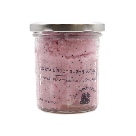 SELF-CARE & WELLNESS - Ancient Wisdom - Cocktail Scrub de Corp, Strawberry Rum, 300g
