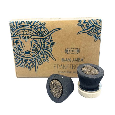 Fumigatie - Banjara Cupe din Rășină cu suport - Frankincense