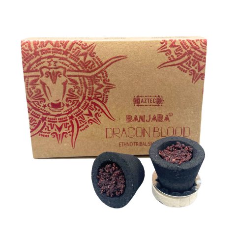 Fumigatie - Banjara Cupe din Rășină cu suport - Dragons Blood