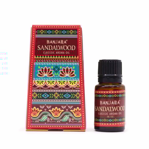 Aromaterapie - Banjara Ulei Parfumat Indian - Sandalwood, 10ml