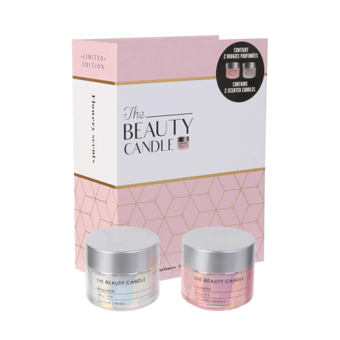 Lumânări Parfumate - Lumânări parfumate, The Beauty Candle, set de 2 cu Camellia & Magnolia