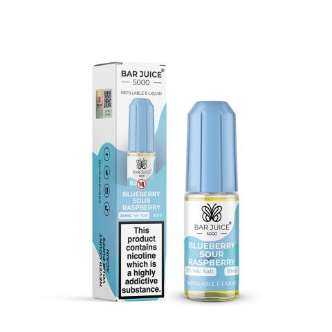 Bar Juice 5000 - BAR JUICE 5000 Nic Salt - Blueberry Sour Raspberry 20mg 10ml