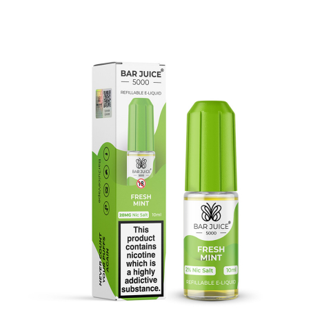 Bar Juice 5000 - BAR JUICE 5000 Nic Salt - Fresh Mint 20mg 10ml