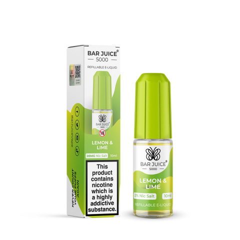 Bar Juice 5000 - BAR JUICE 5000 Nic Salt - Lemon & Lime 20mg 10ml