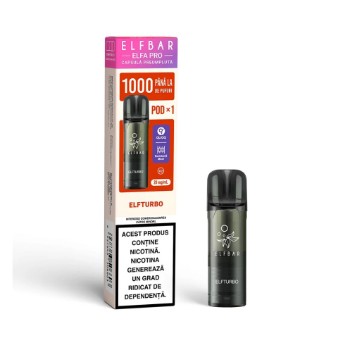ELF BAR Elfa Pro V2 Cartuse - Cartus Elf Bar ELFA PRO V2, 1000 Pufuri, 20mg, Elfturbo