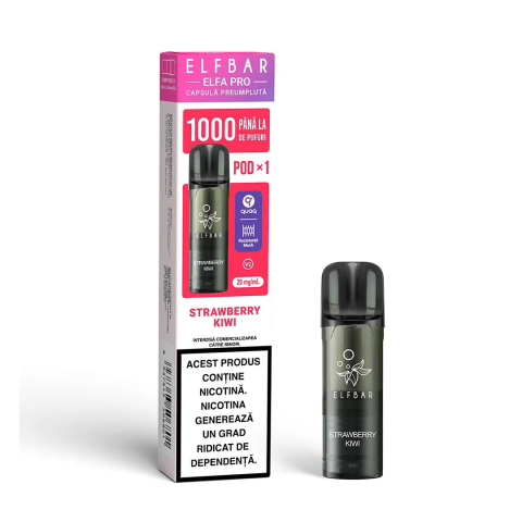 ELF BAR Elfa Pro V2 Cartuse - Cartus Elf Bar ELFA PRO V2, 1000 Pufuri, 20mg, Strawberry Kiwi