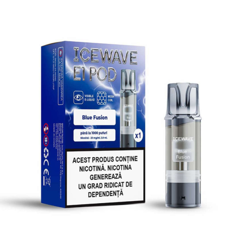 Cartuse Icewave E1 - Cartus Icewave E1, 2ml, 20mg - Blue Fusion