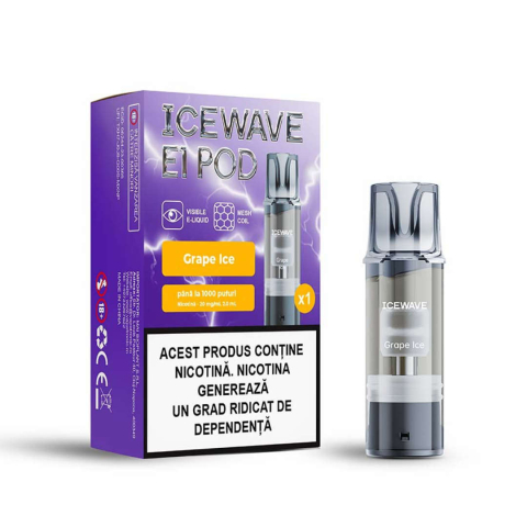 Cartuse Icewave E1 - Cartus Icewave E1, 2ml, 20mg - Grape Ice
