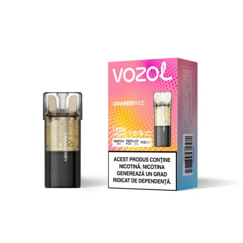 Vozol Switch Pro Cartuse Single - Cartus VOZOL Switch Pro, 1000 Pufuri, 20mg - Cranberry Ice