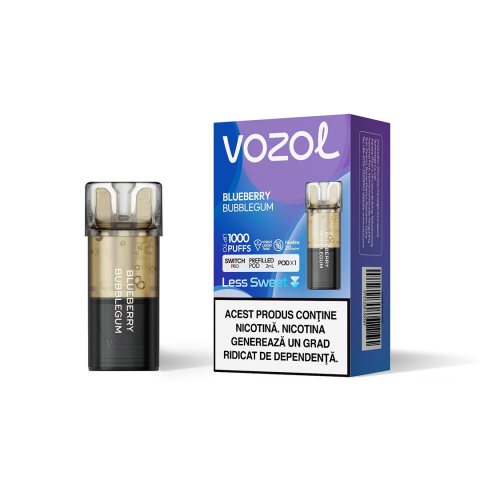 Vozol Switch Pro Cartuse Single - Cartus VOZOL Switch Pro, 1000 Pufuri, 20mg - Blueberry Bubblegum