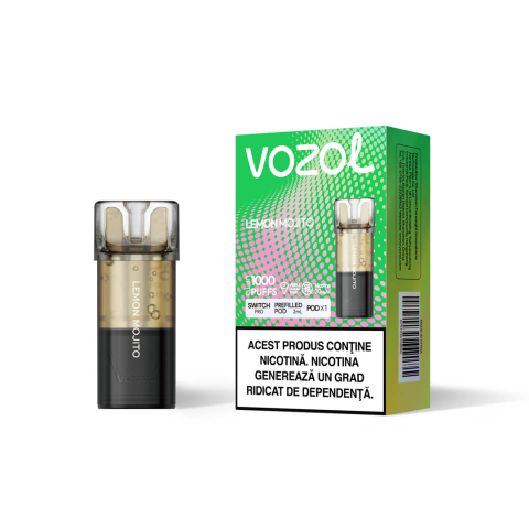 Vozol Switch Pro Cartuse Single - Cartus VOZOL Switch Pro, 1000 Pufuri, 20mg - Lemon Mojito
