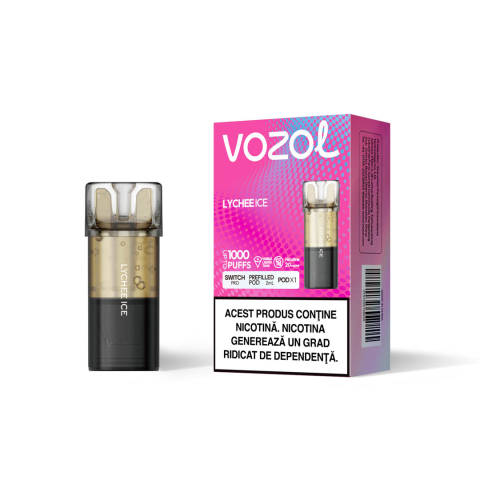Vozol Switch Pro Cartuse Single - Cartus VOZOL Switch Pro, 1000 Pufuri, 20mg - Lychee Ice