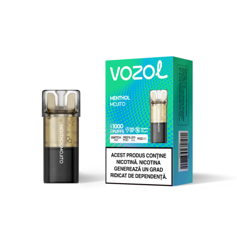 Vozol Switch Pro Cartuse Single - Cartus VOZOL Switch Pro, 1000 Pufuri, 20mg - Menthol Mojito