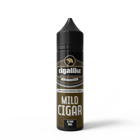 LICHIDE - CIGALIKE Longfill Aromă - Mild Cigar, 2/60ml