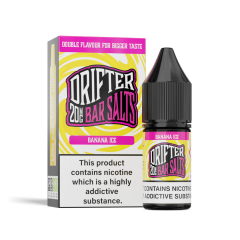 DRIFTER Bar Salts - DRIFTER Bar Salts - Banana Ice, 20mg, 10ml