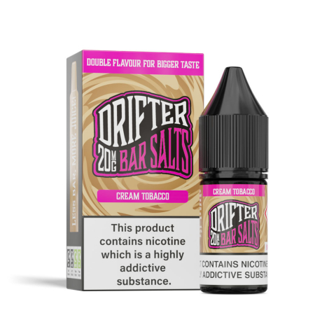 DRIFTER Bar Salts - DRIFTER Bar Salts - Cream Tobacco, 20mg, 10ml