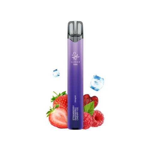 Elf Bar 1000 pufuri 20mg - Strawberry Raspberry Cherry Ice [1]