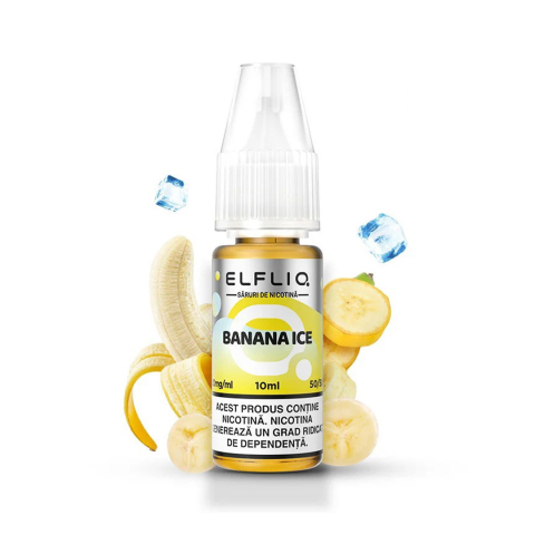 ELFLIQ - Elf Bar Elfliq Nic Salts - Banana Ice 20mg 10ml