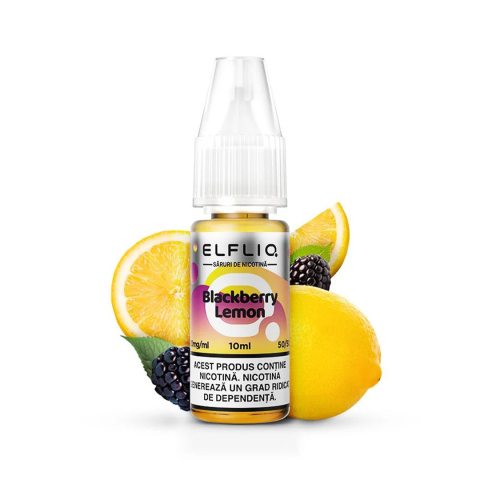 LICHIDE CU NICOTINA - Elf Bar Elfliq Nic Salts - Blackberry Lemon 20mg 10ml