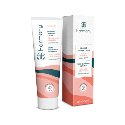 Skin-care - Cremă cu Efect de Încălzire cu CBD, Harmony - WARMUP, Efect de încălzire & Relaxare Musculară, 180mg CBD, 60ml