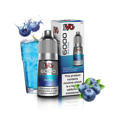 LICHIDE - IVG 6000 Nic Salts - Blue Frost 20mg 10ml