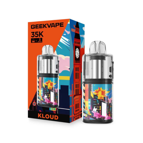 Țigări Electronice & Kit-uri Vape - Kit Geekvape KLOUD, 1000mAh, 10ml - Urban Black