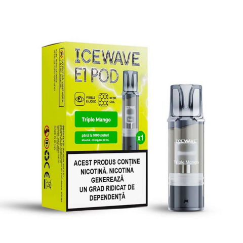 Cartuse Icewave E1 - Cartus Icewave E1, 2ml, 20mg - Triple Mango