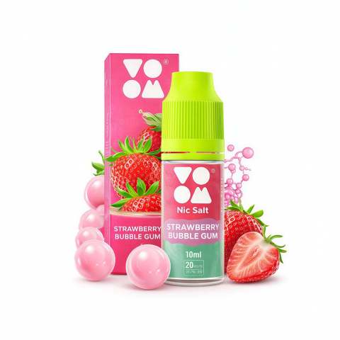 Lichide VOOM Salts - Lichid VOOM Salt - Strawberry Bubblegum, 20mg, 10ml