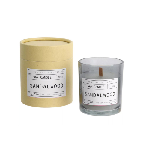 Lumânări Parfumate - Lumânări parfumate de The Lab Factory Candles, Sandalwood, 120g