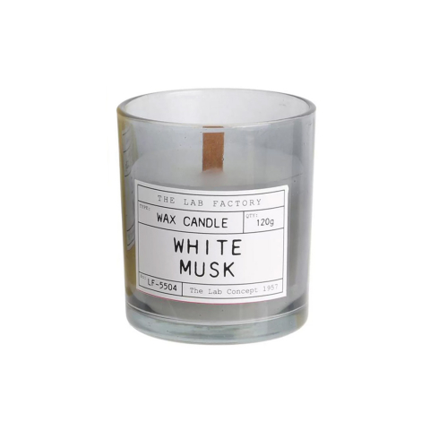 Lumânări parfumate de The Lab Factory Candles, White Musk, 120g [1]