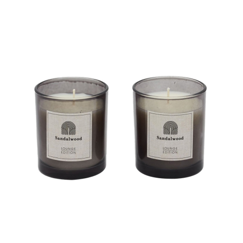 Lumânări Parfumate - Lumânări parfumate, Lounge Edition, set de 2 cu Sandalwood, 2 buc