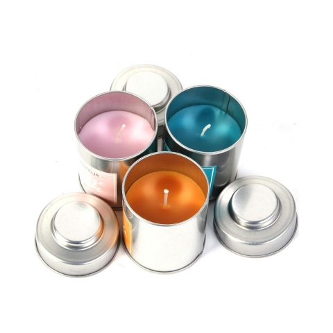 Lumânări parfumate, Sweet Candles, set de 3 cu Nor Dulce, Flori de Bumbac și Vanilie, 3 buc [3]
