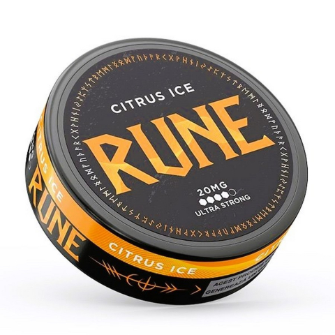 POUCH NICOTINA - Pouch Nicotina RUNE, 20mg, Citrus Ice