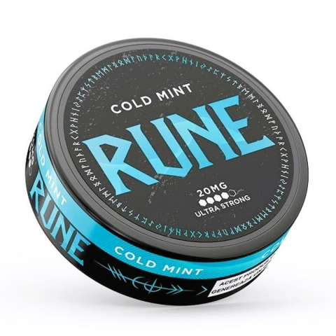 POUCH NICOTINA - Pouch Nicotina RUNE, 20mg, Cold Mint
