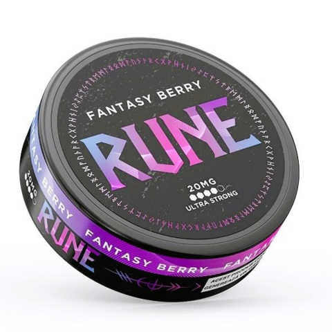 POUCH NICOTINA - Pouch Nicotina RUNE, 20mg, Fantasy Berry