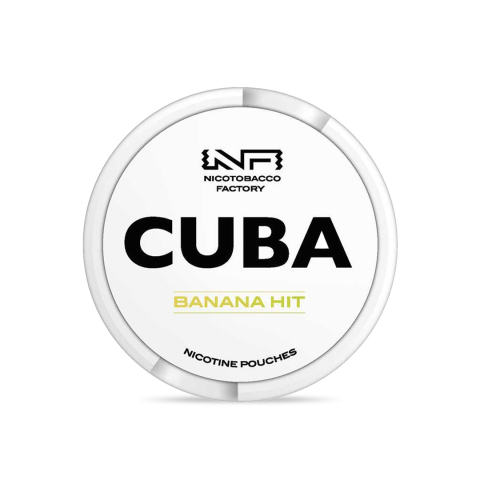 POUCH NICOTINA - Pouch Nicotina, Snus, Cuba White - Banana Hit, 25mg/g (16mg/pouch)