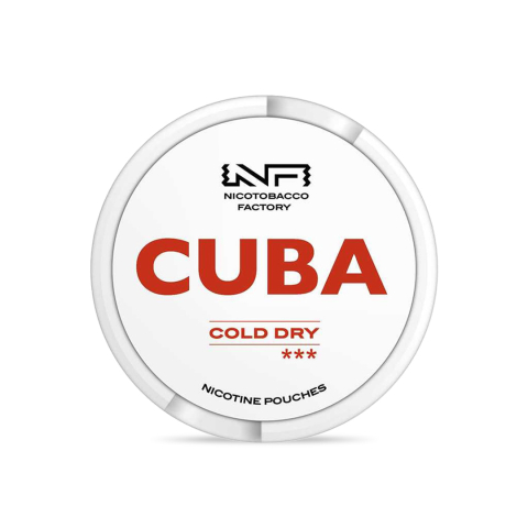 POUCH NICOTINA - Pouch Nicotina, Snus, Cuba White - Cold Dry, 25mg/g (16mg/pouch)
