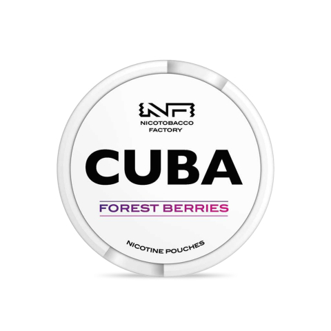 POUCH NICOTINA - Pouch Nicotina, Snus, Cuba White - Forest Berries, 25mg/g (16mg/pouch)