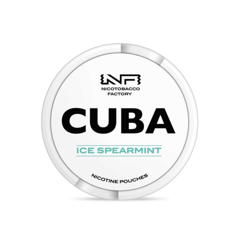 POUCH NICOTINA - Pouch Nicotina, Snus, Cuba White - Ice Spearmint, 25mg/g (16mg/pouch)