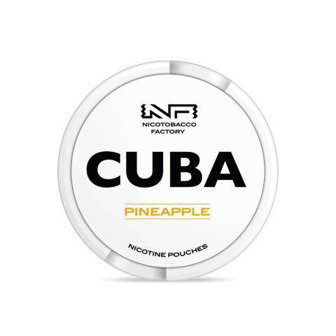 POUCH NICOTINA - Pouch Nicotina, Snus, Cuba White - Pineapple, 25mg/g (16mg/pouch)