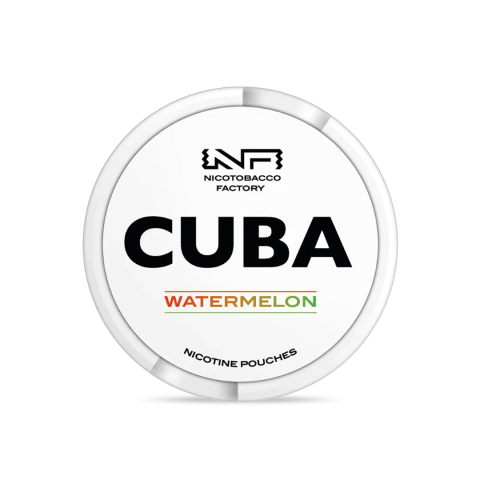 POUCH NICOTINA - Pouch Nicotina, Snus, Cuba White - Watermelon, 25mg/g (16mg/pouch)