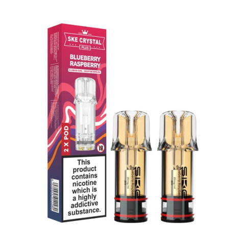 SKE Crystal Plus Cartuse - SKE Crystal Plus Cartuse Set 2, 2% - Blueberry Raspberry