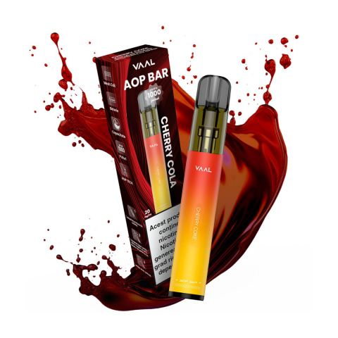VAAL AOP 1000 - VAAL AOP Bar 1000, 2% - Cherry Cola