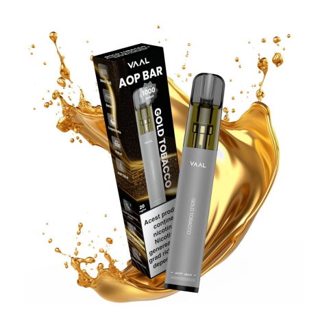 VAAL - VAAL AOP Bar 1000, 2% - Gold Tobacco