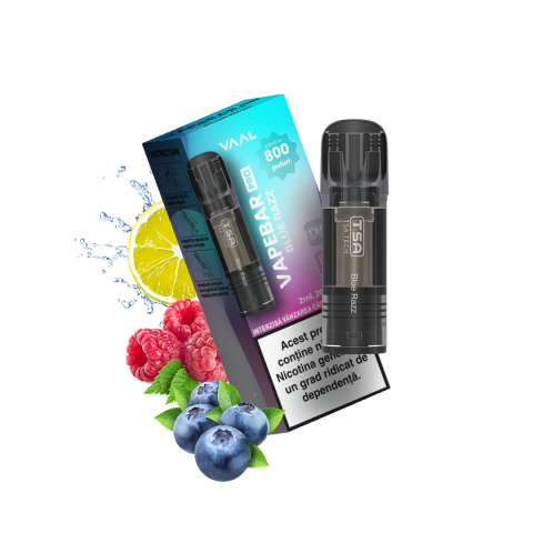 VAAL Vapebar Pro 800, Cartus, 2% - Blue Razz