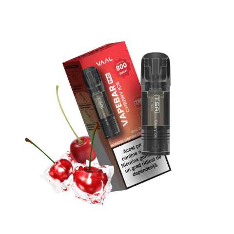 VAAL Vapebar Pro 800 Cartuse - VAAL Vapebar Pro 800, Cartus, 2% - Cherry Ice