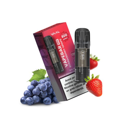 VAAL Vapebar Pro 800 Cartuse - VAAL Vapebar Pro 800, Cartus, 2% - Strawberry Grape